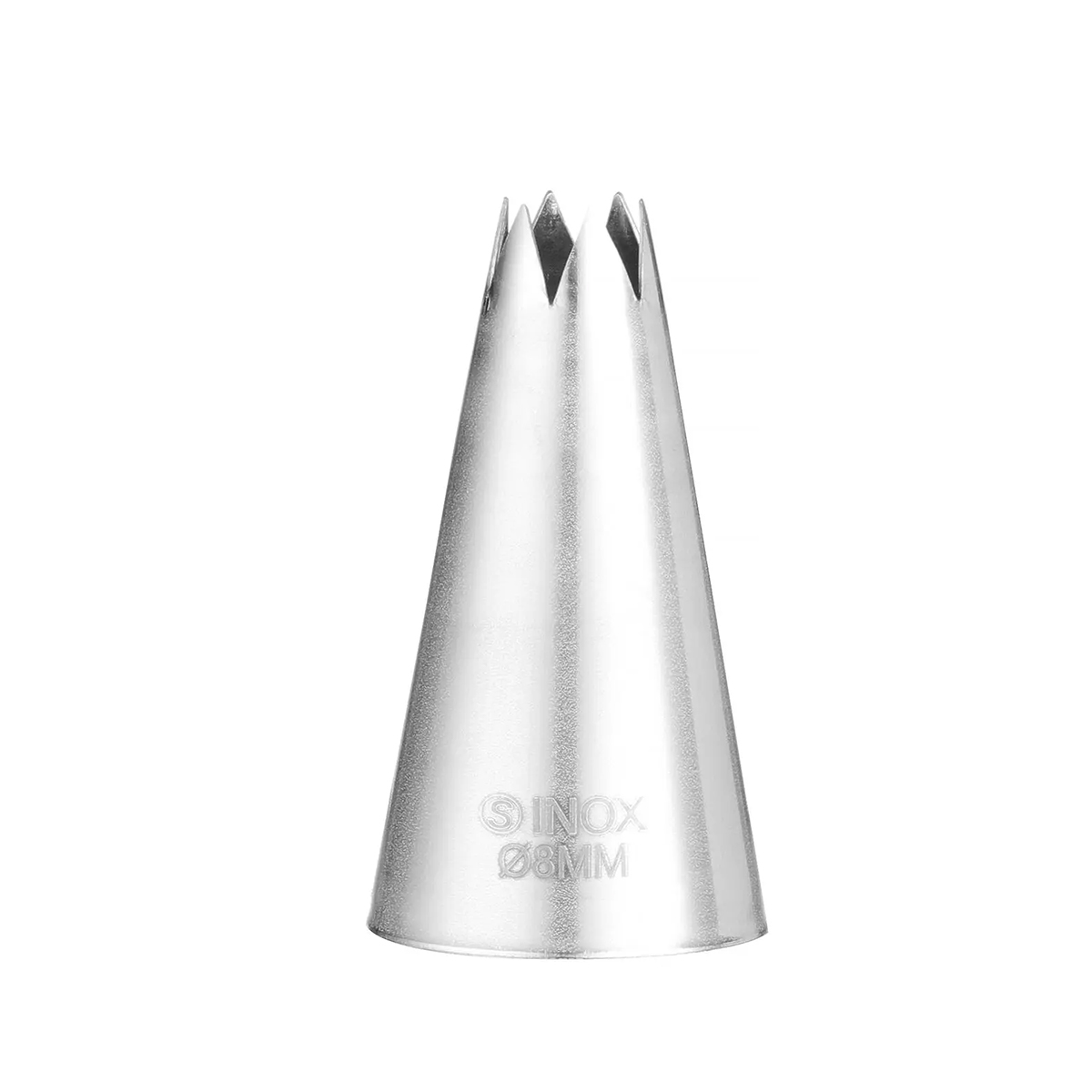 Bocchette per sac à poche - a stella - Ø 6,8,10,12,14,16,18 | Hendi 551714
