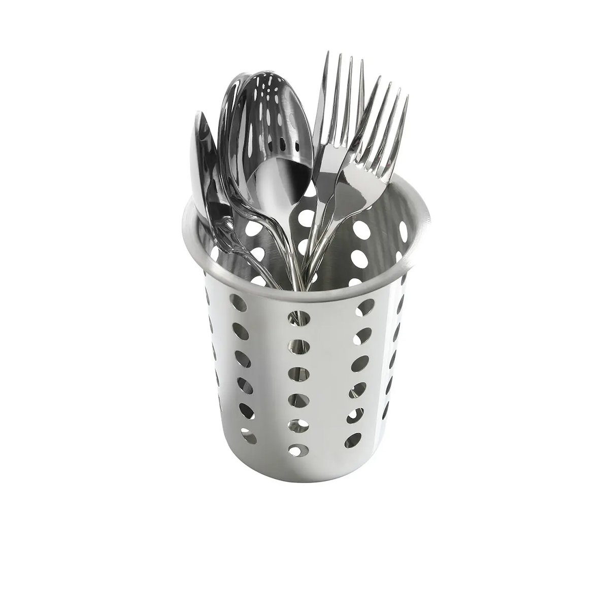 Cestello per posate in acciaio inox - Ø 97 mm | Hendi 552490