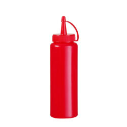 Bottiglia dosatrice - 0,35 L - rossa | Hendi 557815