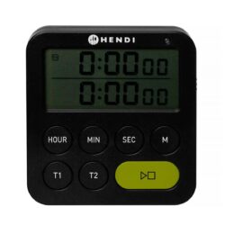 Timer - 82x20x88 mm - nero | Hendi 582046