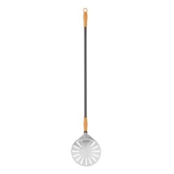 Pala per pizza in acciaio inox 230x1200 mm - perforata | Hendi 617199