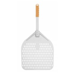 Pala per pizza - perforata con manico corto - 350x710 mm | Hendi 618066