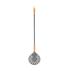 Pala per pizza - rotonda - perforata - 230x1200 mm | Hendi 618103