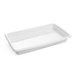 Contenitore in porcellana GN 1/1 - 530x325x65 mm | Hendi 783009