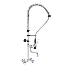 Rubinetto con doccia prelavaggio - 1000x300x280 mm | Hendi 810293