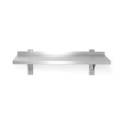 Ripiano a parete - 2 staffe - 80 x 30 x (A)60 cm | Hendi 811719