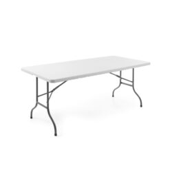 Tavolo da buffet pieghevole - bianco | 183 cm