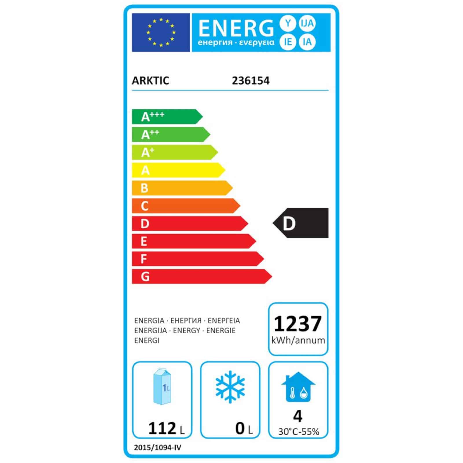 Tavolo refrigerato con 4 cassetti - 247 L | Arktic 236154
