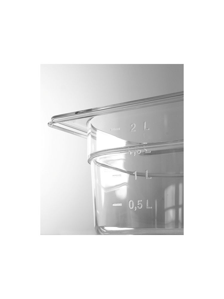 Contenitore Gastronorm GN 1/4 - 65 mm - 1,8 L - Profi Line | Hendi 861639