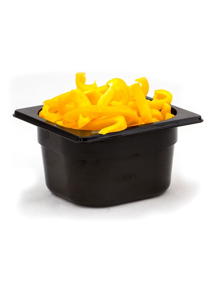Contenitore Gastronorm GN 1/6 - 100 mm - POLICARBONATO - nero | Hendi 862728