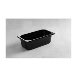 Contenitore Gastronorm GN 1/4 - 100 mm POLICARBONATO - nero | Hendi 862629