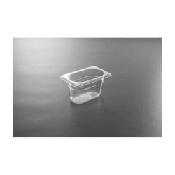 Contenitore Gastronorm GN 1/9 - 100 mm - TRASPARENTE - Profi Line | Hendi 861820