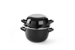 Pentola per cozze con coperchio - 2,3 L | Hendi 625002