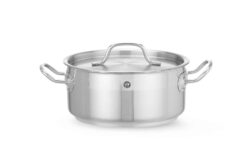 Pentola bassa con coperchio - 2,8 L - Ø 200 mm - Profi Line | Hendi 830208