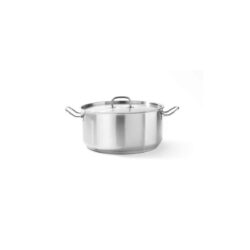Pentola bassa con coperchio - 12 L - Ø 320 mm - Kitchen Line | Hendi 836040