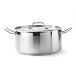 Pentola bassa con coperchio - 12 L - Ø 320 mm - Profi Line | Hendi 830604