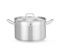 Pentola media con coperchio - 6,7 L - Ø 240 mm - Profi Line | Hendi 831403