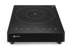 Piastra a induzione Kitchen Line - 3500 W - nera | Hendi 239421