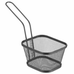 Mini cestello per fritture nero - 130 x 115 mm | Hendi 425695