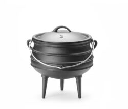 Pentola in ghisa - nera - 6 L - Ø 245x(H)280 mm | Hendi 629291