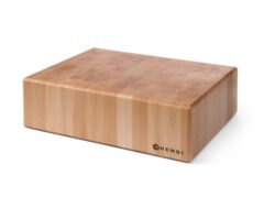 Ceppo da macellaio - 500x400x150 mm - in legno | Hendi 505632