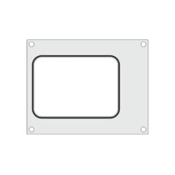 Matrice per termosigillatrice Hendi - vassoio a 1 scomparti 187x137 mm | Hendi 805664