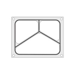 Matrice per termosigillatrice Hendi - vassoio a 3 scomparti 227x178 mm | Hendi 805626