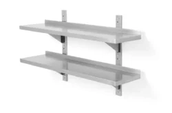 Ripiano a parete - 2 ripiani - 120 x 30 x 60 cm | Hendi 811733