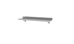 Ripiano a parete con staffe - 100 x 30 x 25 cm | Hendi 816493