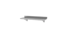 Ripiano a parete con staffe - 80 x 30 x 25 cm | Hendi 816486