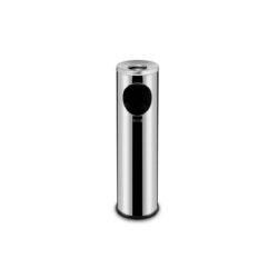 Portacenere in acciaio inox con cestino - 15 L | Hendi 691380