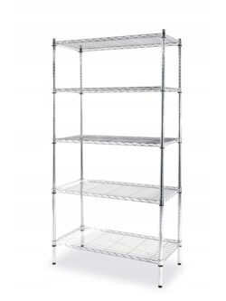 Scaffale di stoccaggio regolabile - 5 ripiani 183 x 91 x 45 cm - 80 kg | Hendi 812204