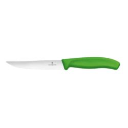 Coltello per pizza 12 cm scanalato - verde | Victorinox 6.7936.12L4