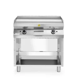 Fry top a gas - liscio - 800x700x900 mm - 10 kW | Hendi 220207