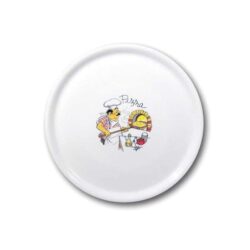 Piatto per pizza in porcellana - decorato - Ø 330 mm | Hendi 774892