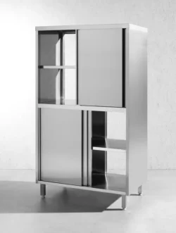 Armadio passante con porte scorrevoli - 80 x 50 x 180 cm | Hendi 811634