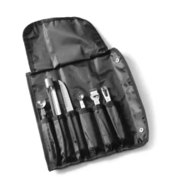Set di coltelli da intaglio - 6 pz - nero | Hendi 856291
