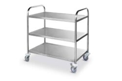 Carrello da servizio - 3 ripiani - 90,5 x 58,5 x (A)94,5 cm| Hendi 810101
