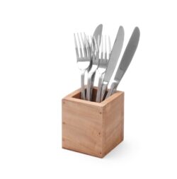 Portaposate - 80x80x95 mm - in legno | Hendi 664186