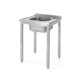 Tavolo con lavello - 60 x 60 x 85 cm | Hendi 811849