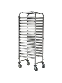 Carrello sbarazzo per vassoi e teglie - 60 x 40 cm - Profi Line | Hendi 810651