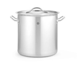 Pentola alta con coperchio - 17 L - Budget Line | Hendi 832882