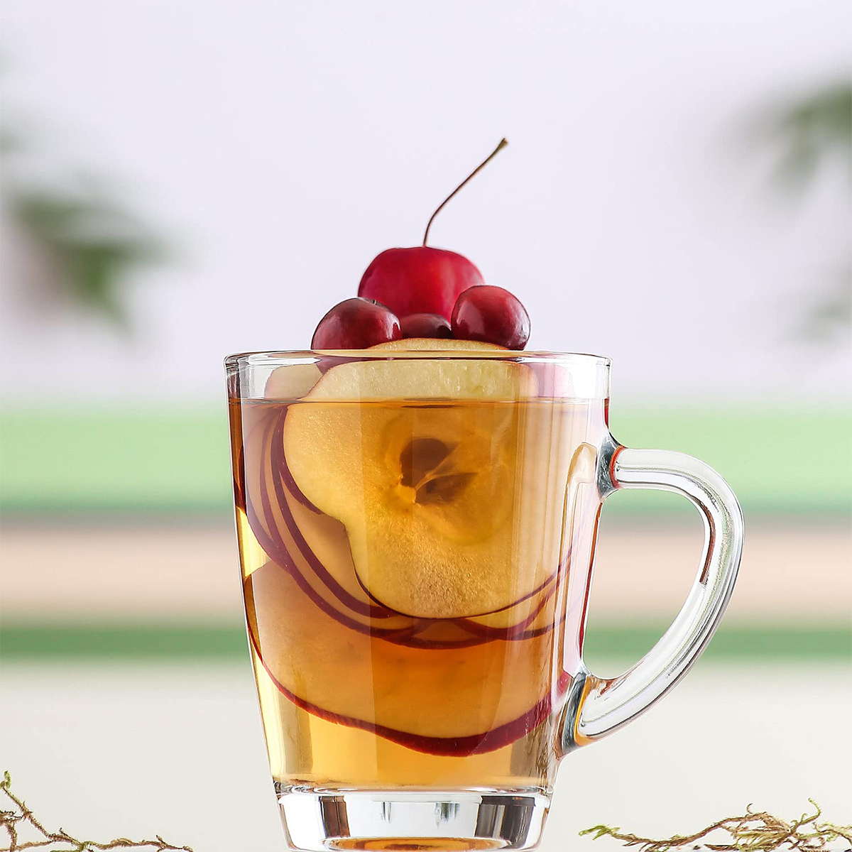 Tazza da caffè in vetro Vega con manico - 250 ml