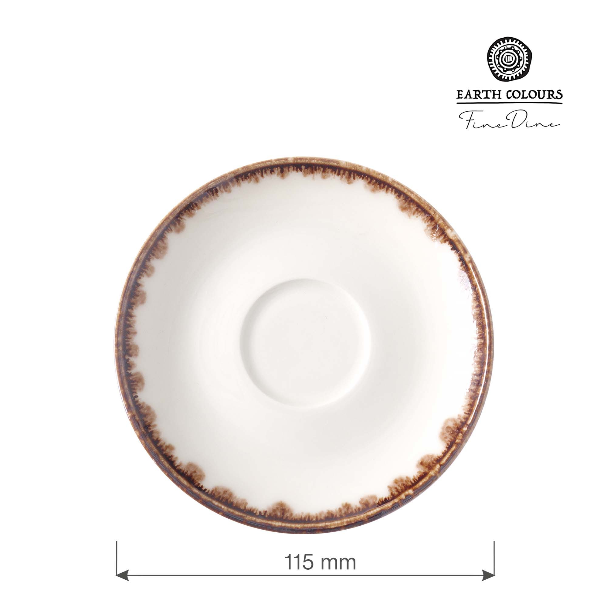 Piattino da espresso Vanilla - 115 mm | Fine Dine