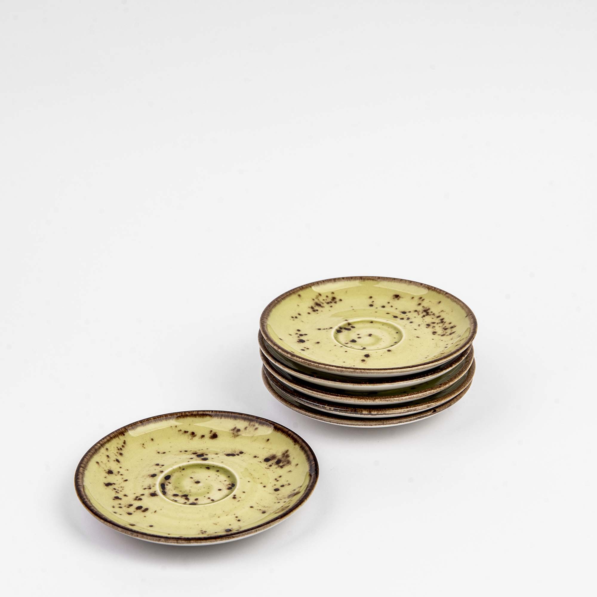 Piattino da cappuccino Olive - 160 mm | Fine Dine
