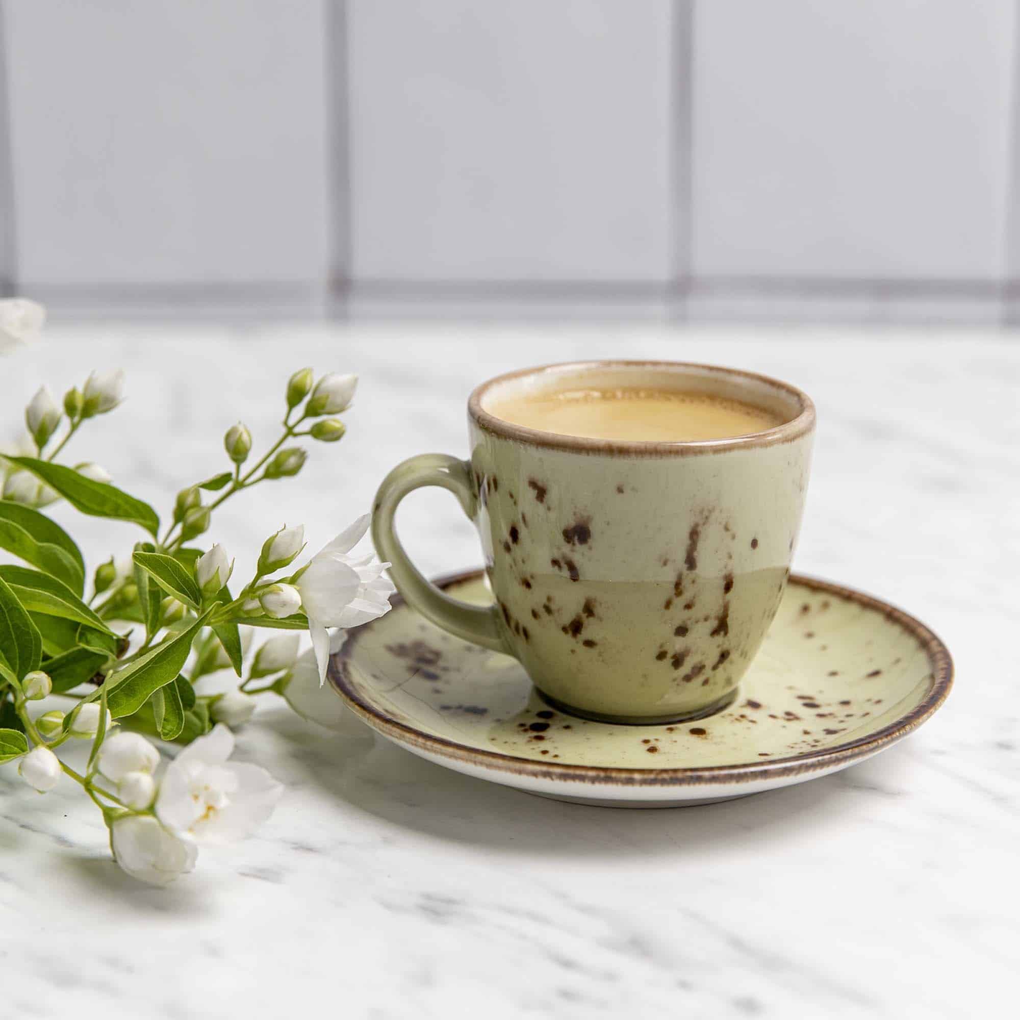 Piattino da cappuccino Olive - 160 mm | Fine Dine