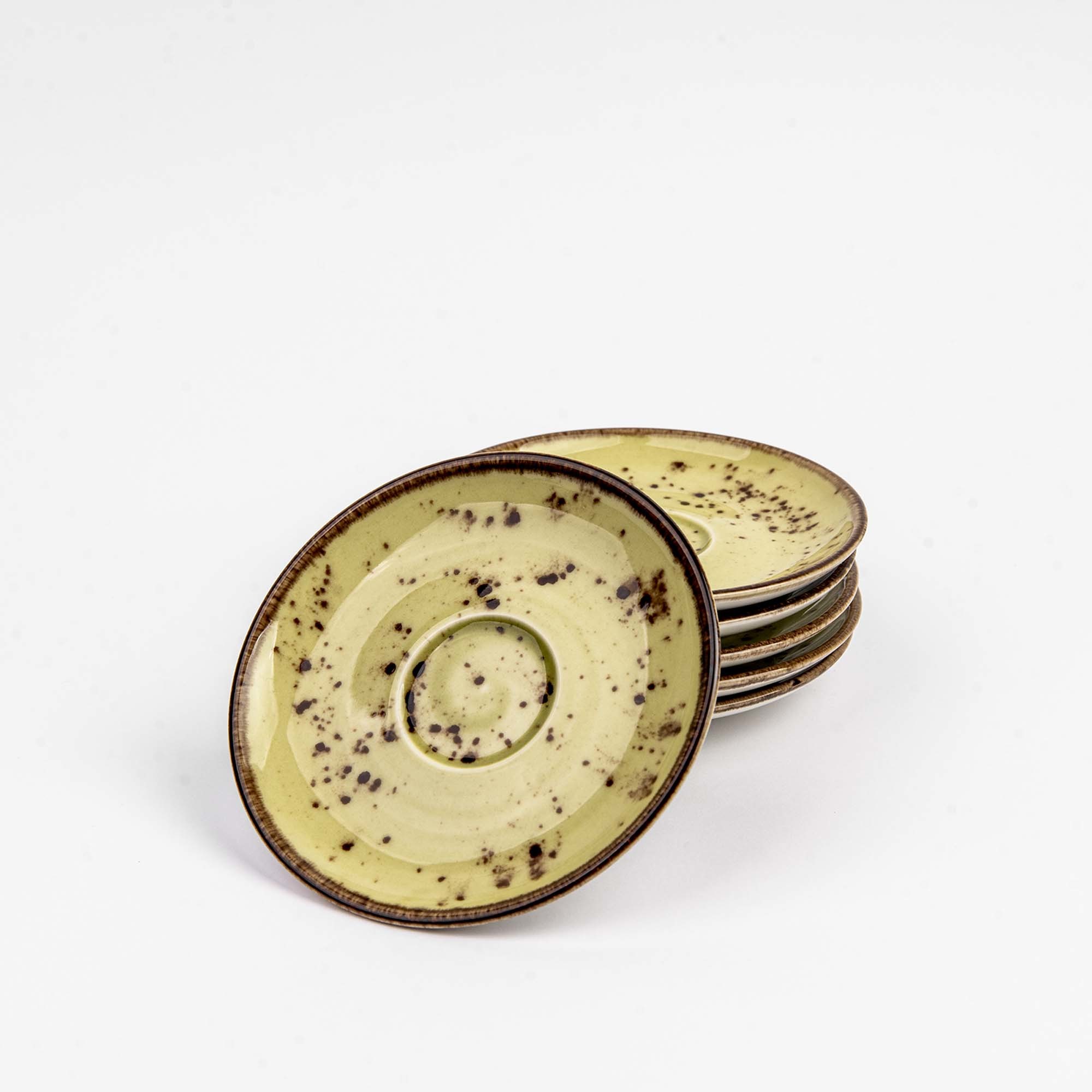 Piattino da cappuccino Olive - 160 mm | Fine Dine