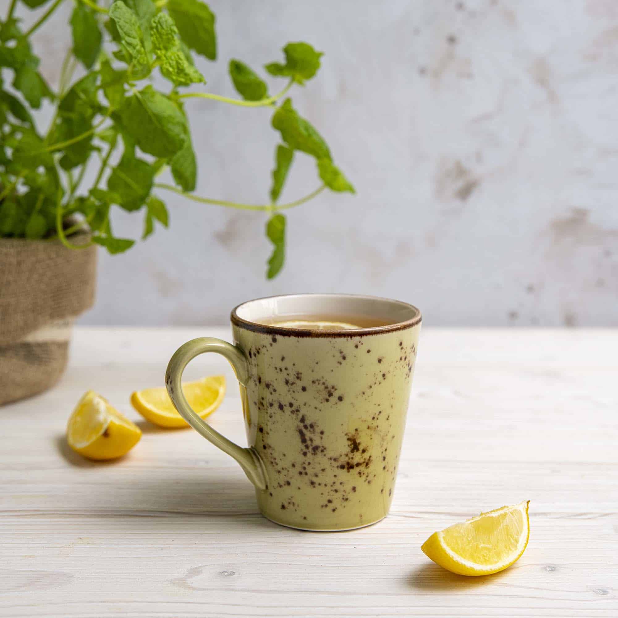 Piattino da cappuccino Olive - 160 mm | Fine Dine