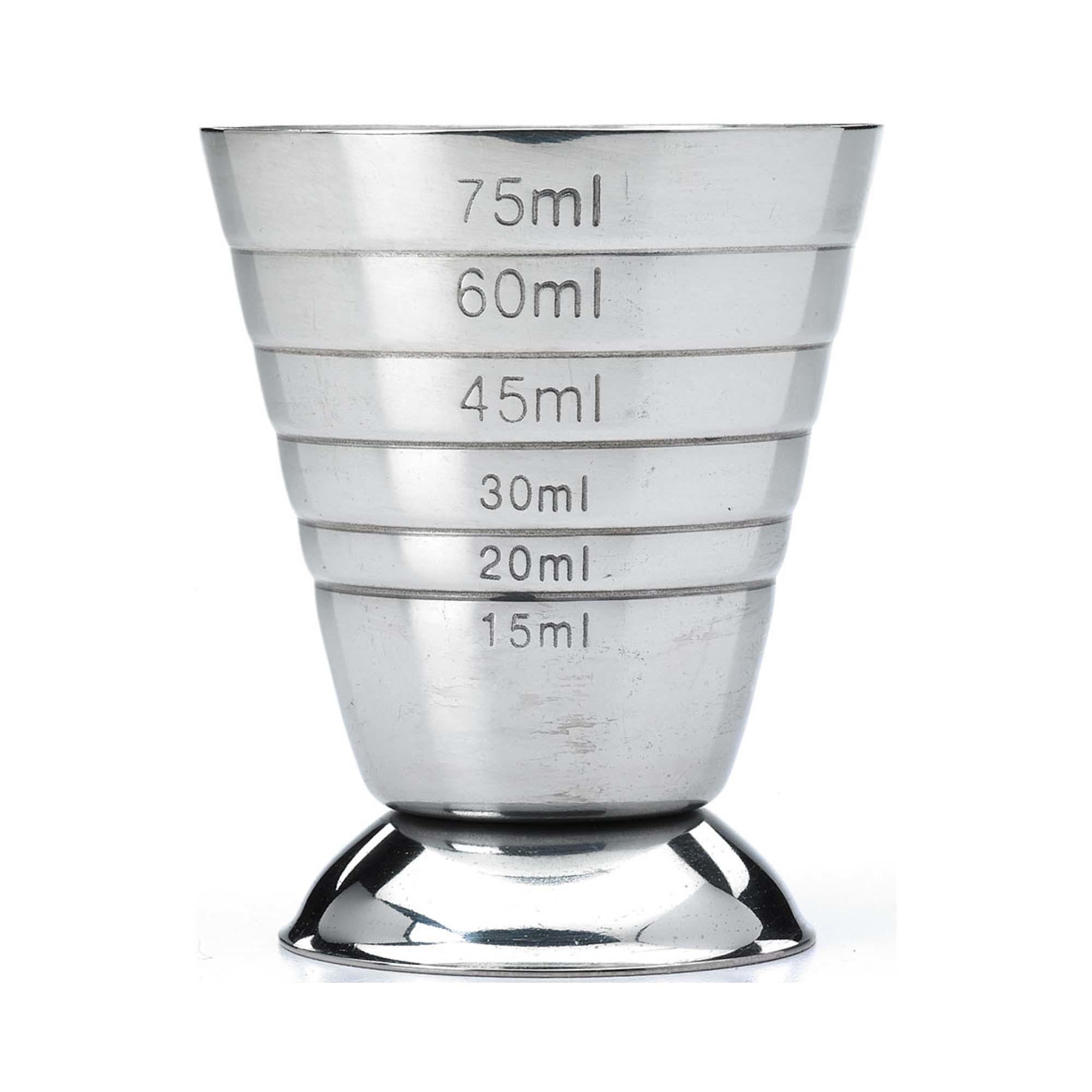 Misurino da bar - acciaio inox - 75 ml | BarFly