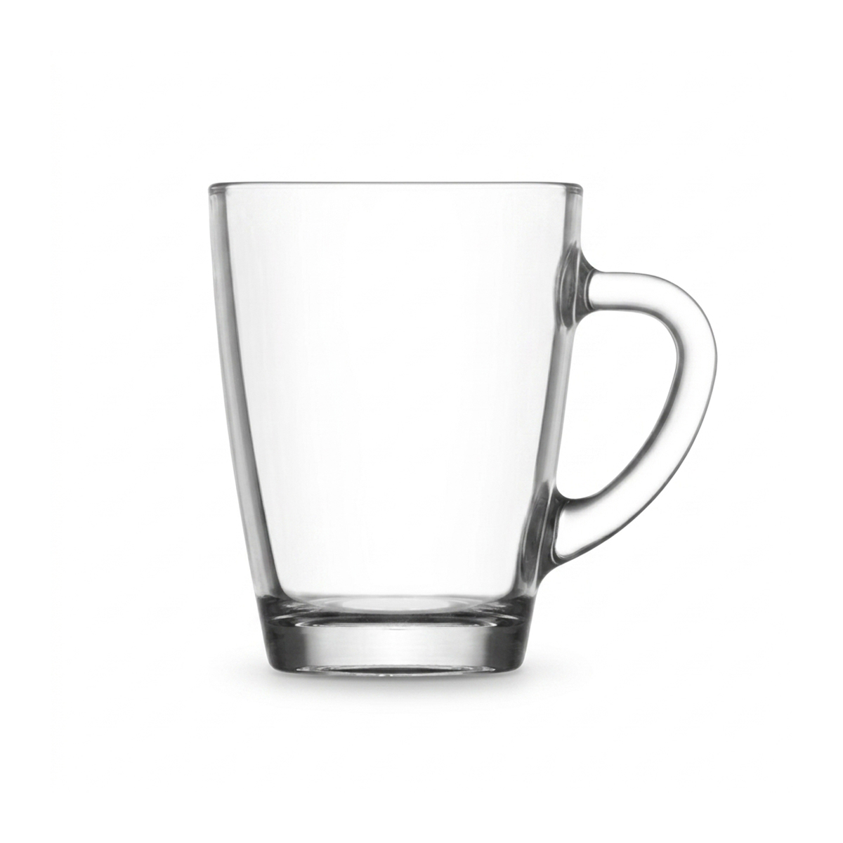 Tazza da caffè in vetro Vega con manico - 250 ml